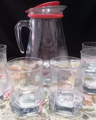 Set caraffa e bicchieri