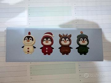 4 gommine Tiger pinguino