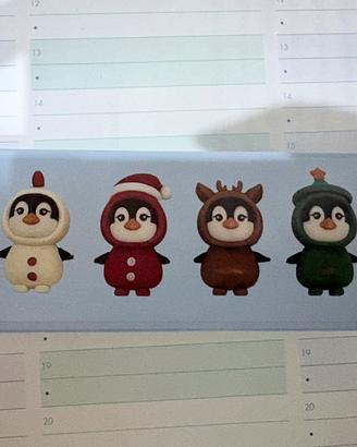 4 gommine Tiger pinguino