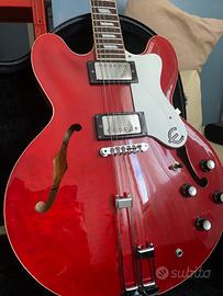 Epiphone Riviera 1995 Cherry Red Peerless Korea