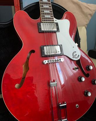 Epiphone Riviera 1995 Cherry Red Peerless Korea