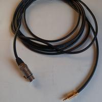 cavo xlr femmina e mini jack maschio