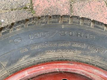 Ruota di scorta ruotino con cric