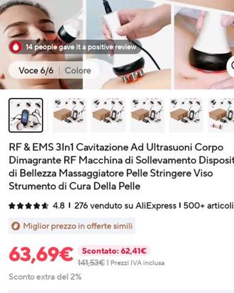 Macchina per massaggi corpo nuova