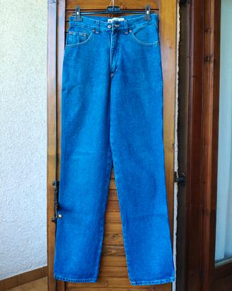 jeans uomo vintage anni 90, taglia 46 ma vita stre