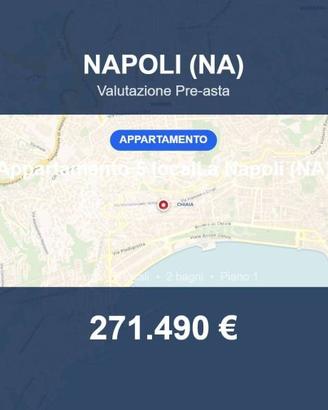 Immobile in asta di 98 m² con box auto a Napoli