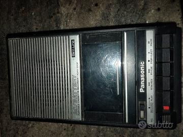 SLIM LINE PORTABLE CASSETTE RECORDER PANASONIC