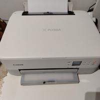 stampante Canon bianca 