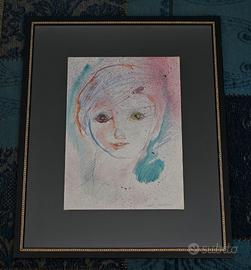 Ernesto Treccani (1920-2009) quadro tecnica mista