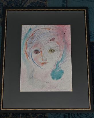 Ernesto Treccani (1920-2009) quadro tecnica mista
