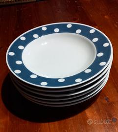 Ser piatti in ceramica nuovi