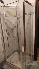 box doccia in vetro nuovo mai usato misure 85 x 70