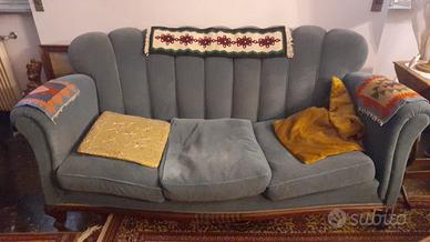 salotto vintage divano,due poltrone  stile barocco