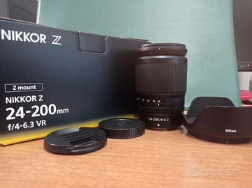 Nikon Z 24-200mm f/4-6.3 come nuovo