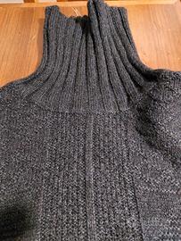 maglione lana con Alpaca collo alto