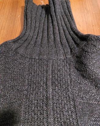 maglione lana con Alpaca collo alto