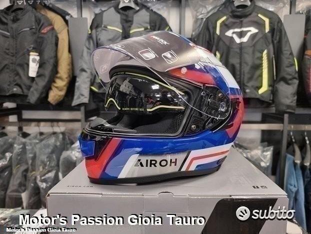 Subito - MOTOR'S PASSION GIOIA TAURO - AIROH Casco Integrale ST501 - SQUARE  - Blue Red - Accessori Moto In vendita a Reggio Calabria