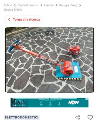 Battitore per pavimenti professionale 
