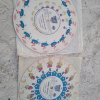 Due Vinili Mamil animato 78 giri anni 50