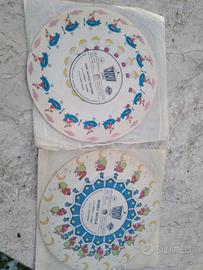 Due Vinili Mamil animato 78 giri anni 50