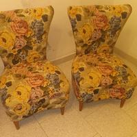 coppia poltroncine vintage