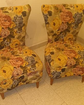 coppia poltroncine vintage