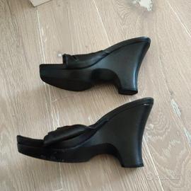 ciabatte mare nere pelle