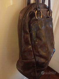 👜Borsa Benetton similpelle effetto Coccodrillo 🐊