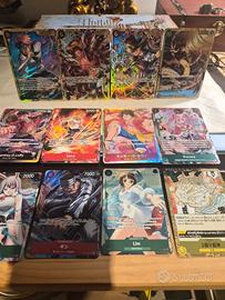 One Piece lotto 12 carte foil full Art giap/eng 
