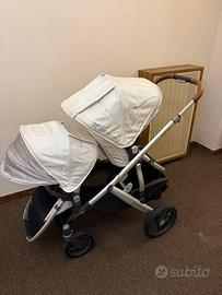 Passeggino doppio Uppababy Vista + navicella
