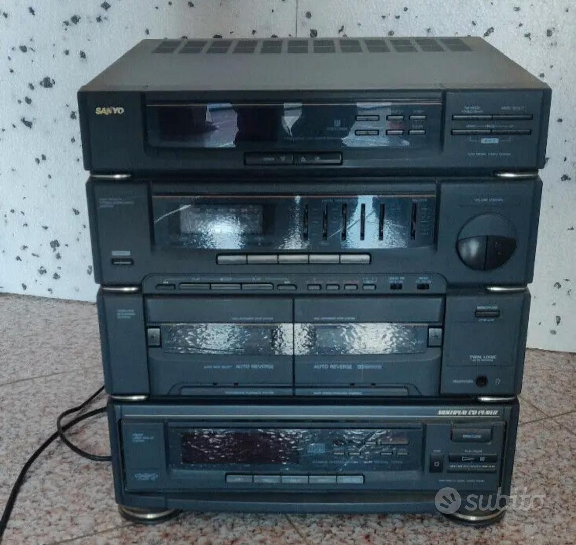 SANYO SISTEMA Hi-FI LETTORE MUSICASSETTE TUNER VI - Audio/Video In vendita  a Messina