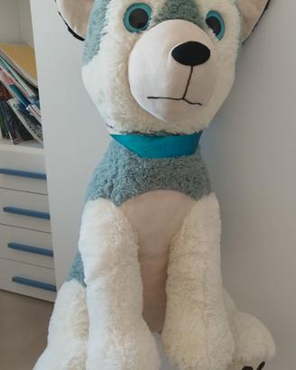 peluche husky gigante