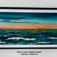 Paesaggio mare - Arte sul legno