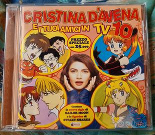 CD Cristina D'Avena TV 10 + Figurine Street Sharks