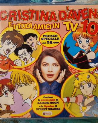 CD Cristina D'Avena TV 10 + Figurine Street Sharks