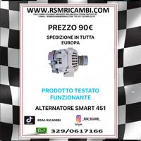 ALTERNATORE SMART 450/451 FORTWO COUPE