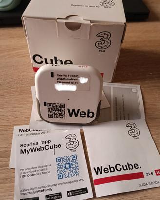 Webcube H3G router wifi SIM v.21.6 come nuovs