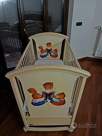 culla con dipinto a mano 