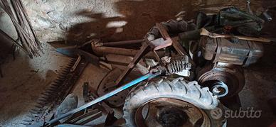 Falciatrice bcs con ranghinatore motore lombardini