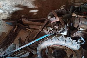 Falciatrice bcs con ranghinatore motore lombardini