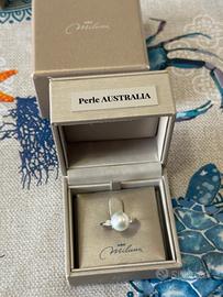 anello con perla Australiana 