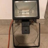 Lampada da cantiere alogena 500w - presa UK