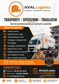 Trasporti, traslochi e spedizioni