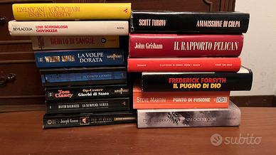 Set di 14 Libri romanzi thriller gialli