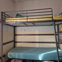 letto soppalco ikea con sotto scrivania 