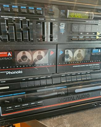 Radio giradischi musicassette Phonola anni 80-90