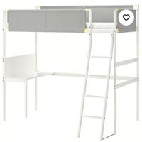 Letto a soppalco Ikea (Vitval) con scrivania 