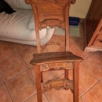 antica sedia barocca 
