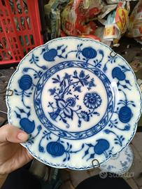 piatto decoro blu Johnson Bros England  Holland