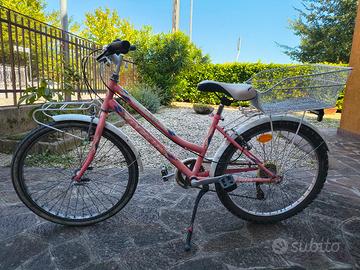 bici Mountain bike 24 Atala da bambina con cestino